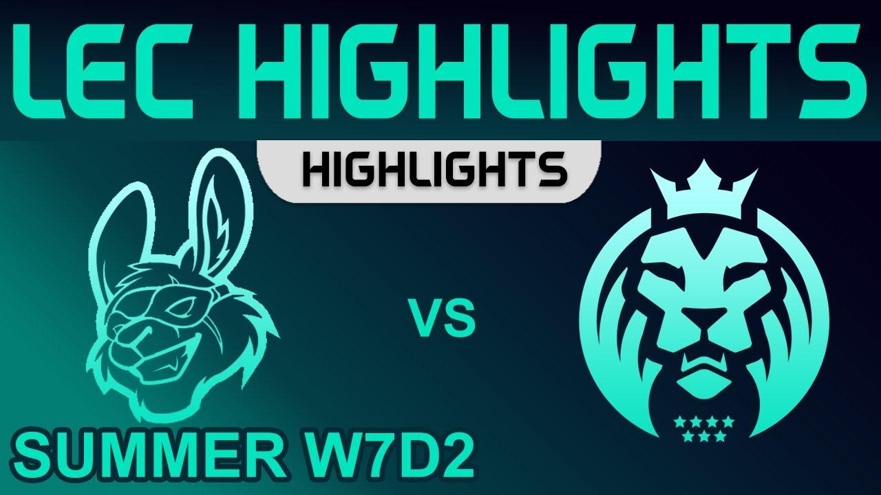 MSF vs MAD Highlights LEC Summer Season 2022 W7D2 Misfits Gaming vs MAD Lions by Onivia thumbnail