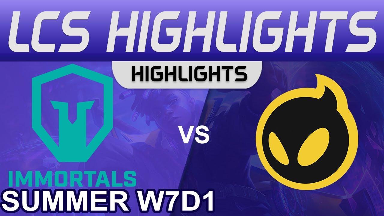 IMT vs DIG Highlights LCS Summer Season 2022 W7D1 Immortals vs Dignitas by Onivia thumbnail