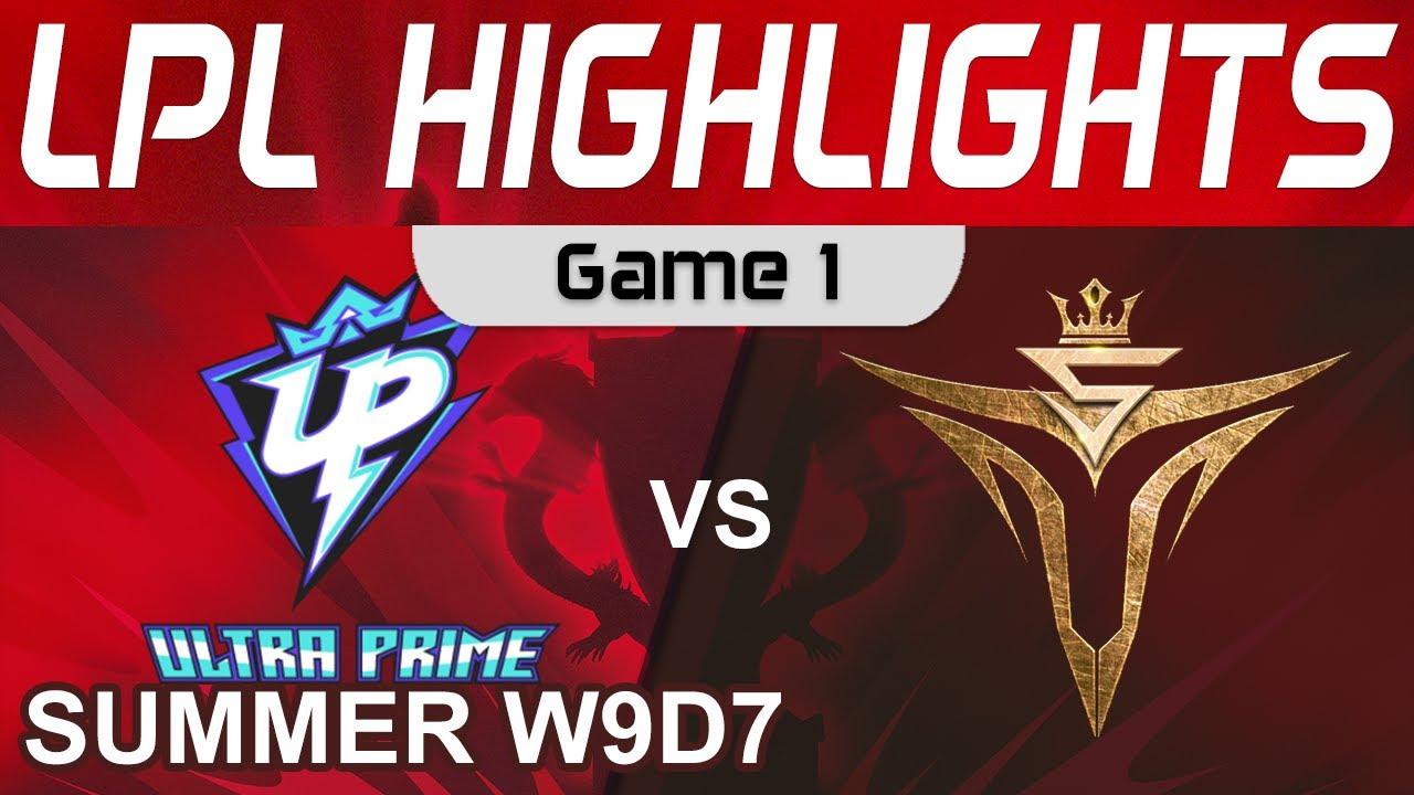 UP vs V5 Highlights Game 1 LPL Summer Season 2022 W9D7 Ultra Prime vs Victory Five by Onivia thumbnail