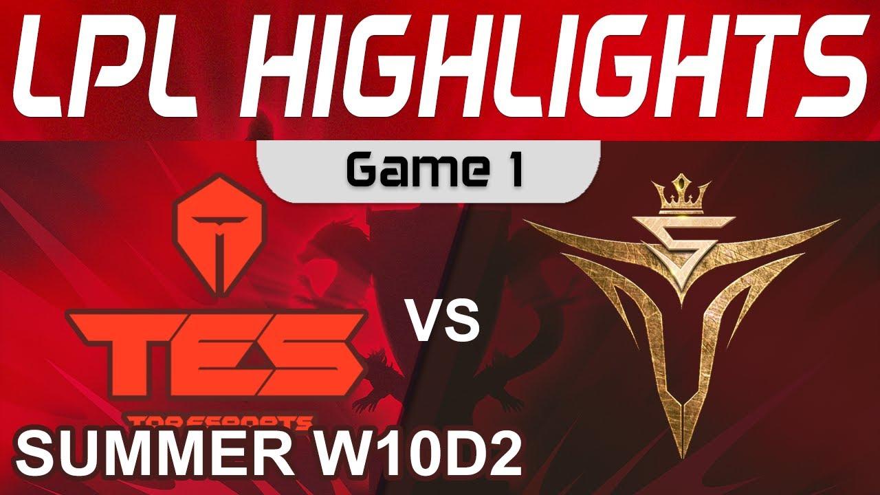 TES vs V5 Highlights Game 1 LPL Summer Season 2022 W10D2 Top Esports vs Victory Five by Onivia thumbnail