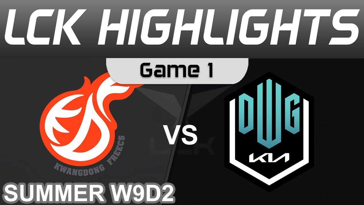 KDF vs DK Highlights Game 1 LCK Summer Season 2022 W9D2 Kwangdong Freecs vs DWG KIA by Onivia thumbnail