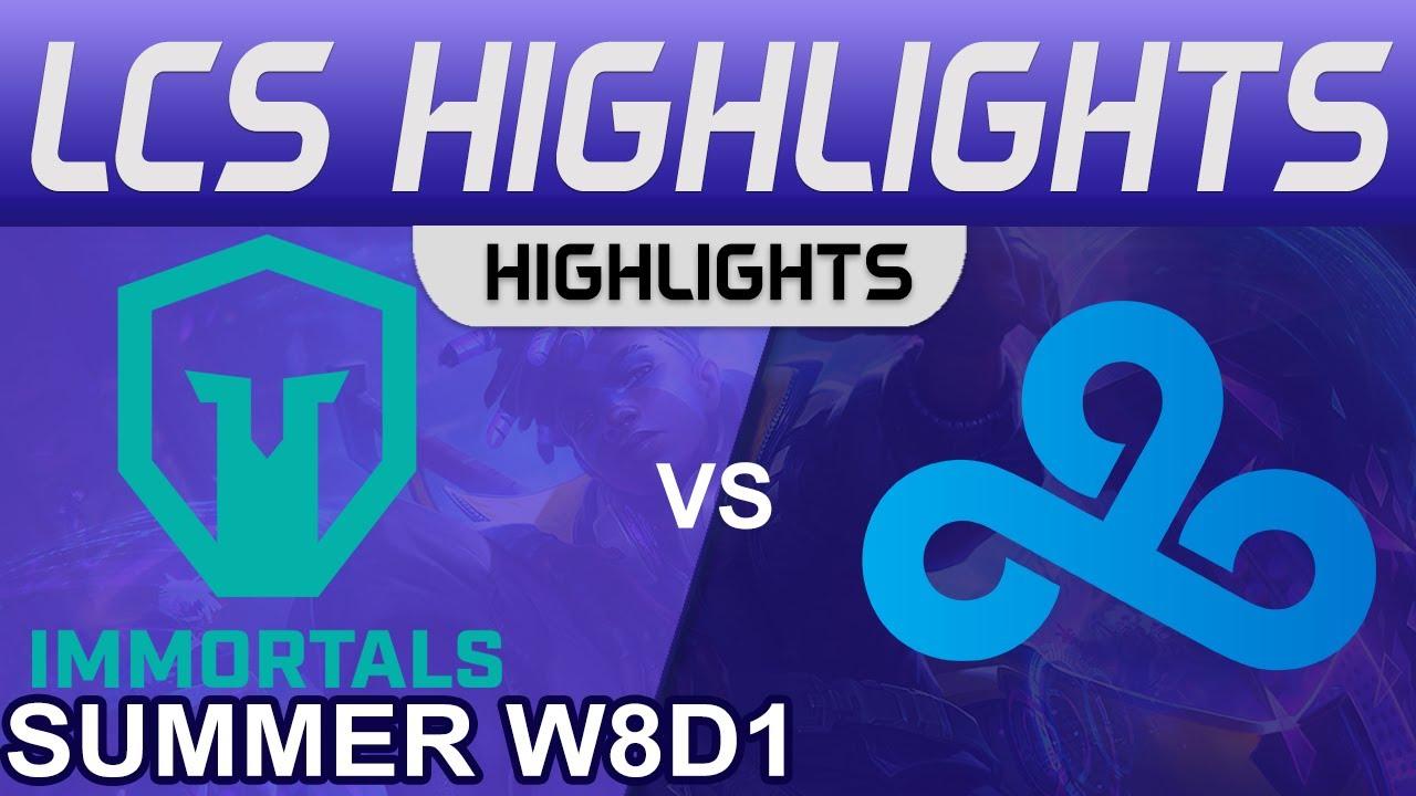 IMT vs C9 Highlights LCS Summer Season 2022 W8D1 Immortals vs Cloud9 by Onivia thumbnail