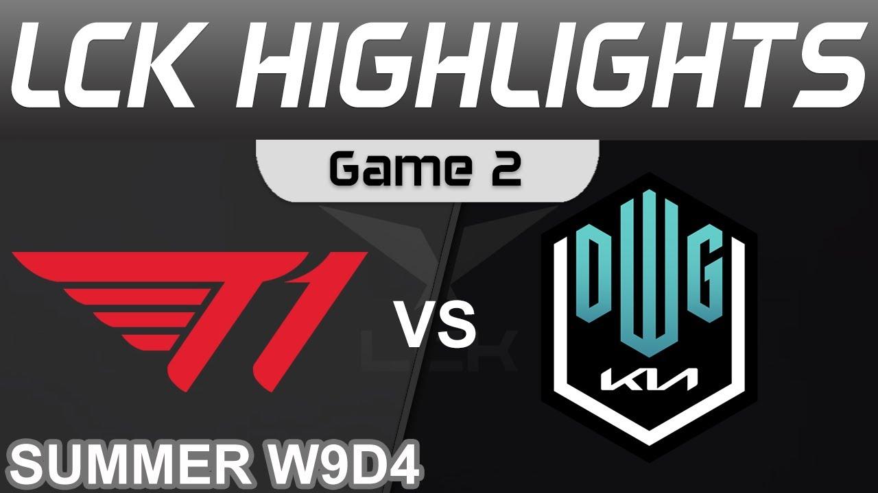 T1 vs DK Highlights Game 2 LCK Summer Season 2022 W9D4 T1 vs DWG KIA by Onivia thumbnail