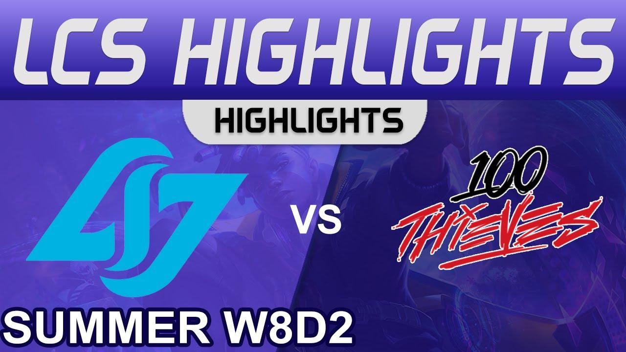 CLG vs 100 Highlights LCS Summer Season 2022 W8D2 Conter Logic Gaming vs 100 Thieves by Onivia thumbnail