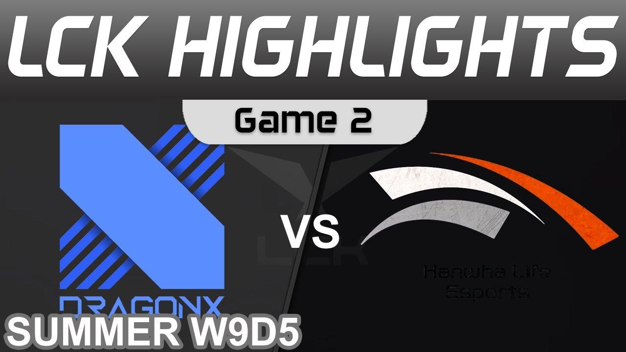 DRX vs HLE Highlights Game 2 LCK Summer Season 2022 W9D5 DragonX vs Hanwha Life Esports by Onivia thumbnail