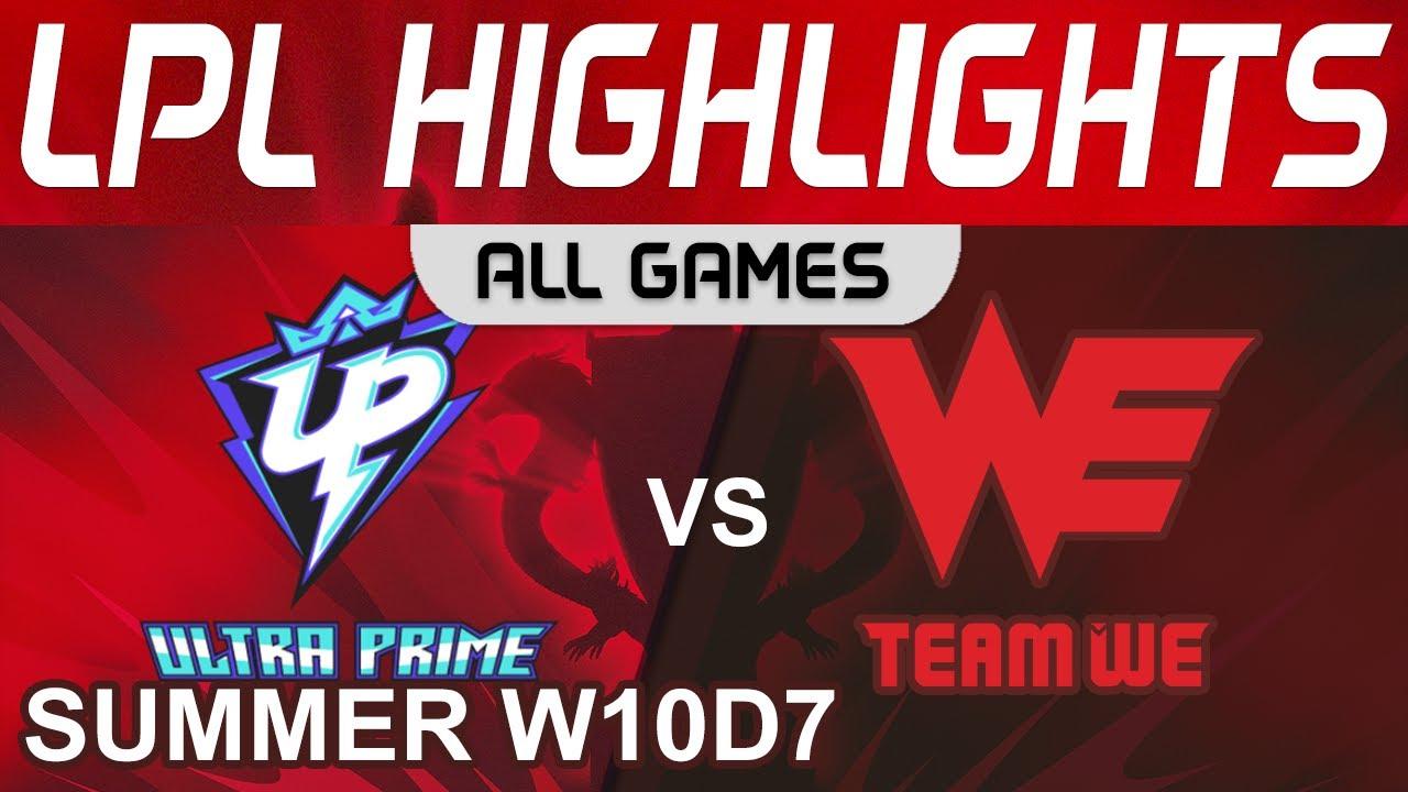 UP vs WE Highlights ALL GAMES LPL Summer Season 2022 W10D7 Ultra Prime vs Team WE by Onivia thumbnail