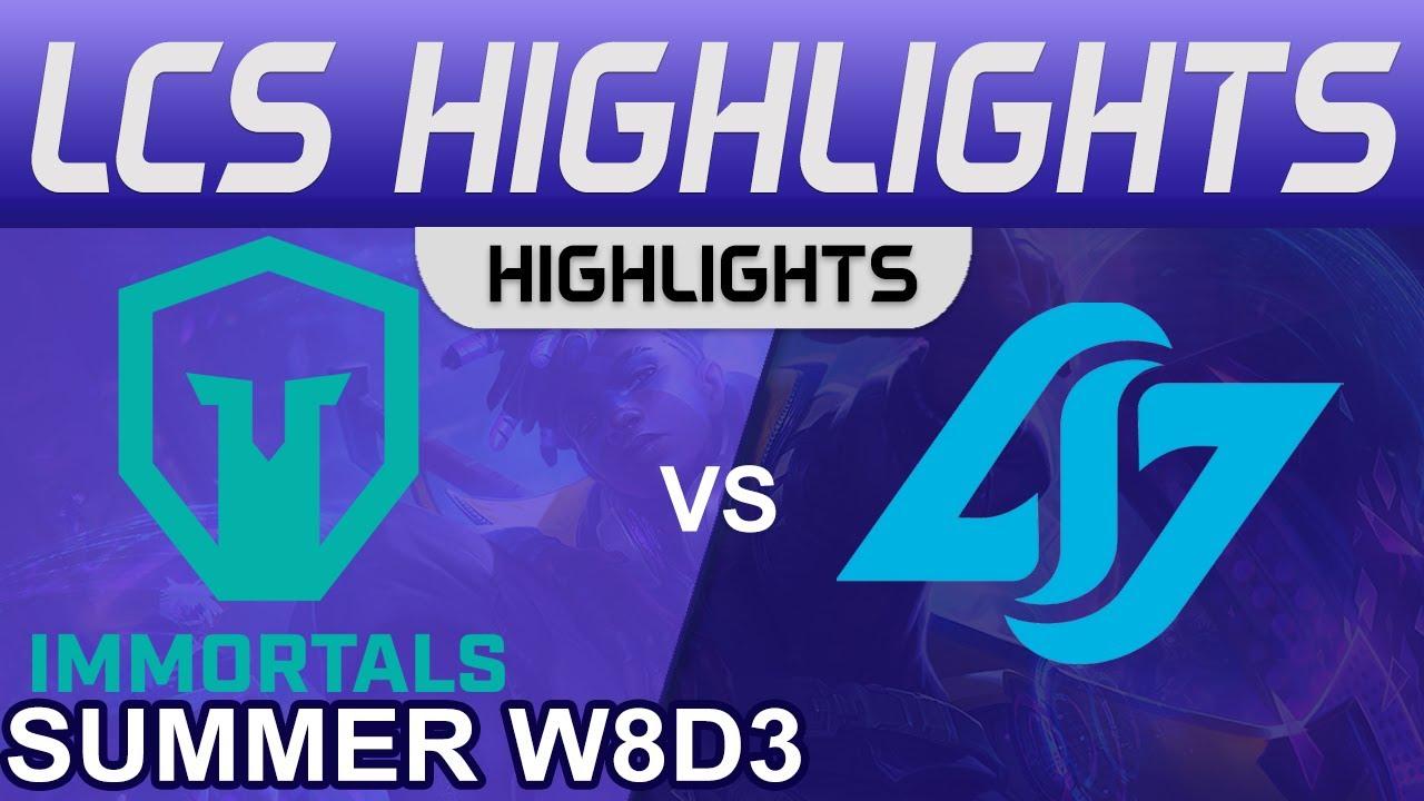 IMT vs CLG Highlights LCS Summer Season 2022 W8D3 Immortals vs Conter Logic Gaming by Onivia thumbnail