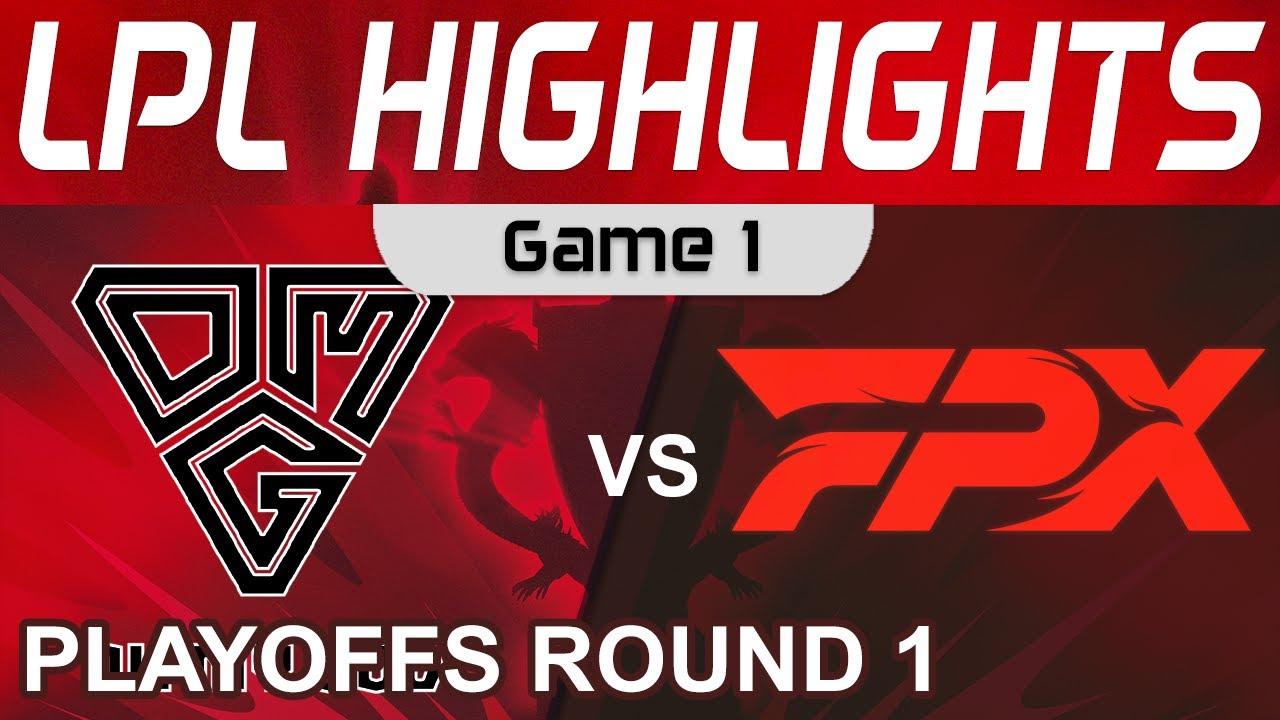 OMG vs FPX Highlights Game 1 LPL Summer Playoffs R1 2022 Oh My God vs FunPlus Phoenix by Onivia thumbnail