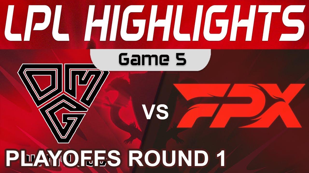 OMG vs FPX Highlights Game 5 LPL Summer Playoffs R1 2022 Oh My God vs FunPlus Phoenix by Onivia thumbnail