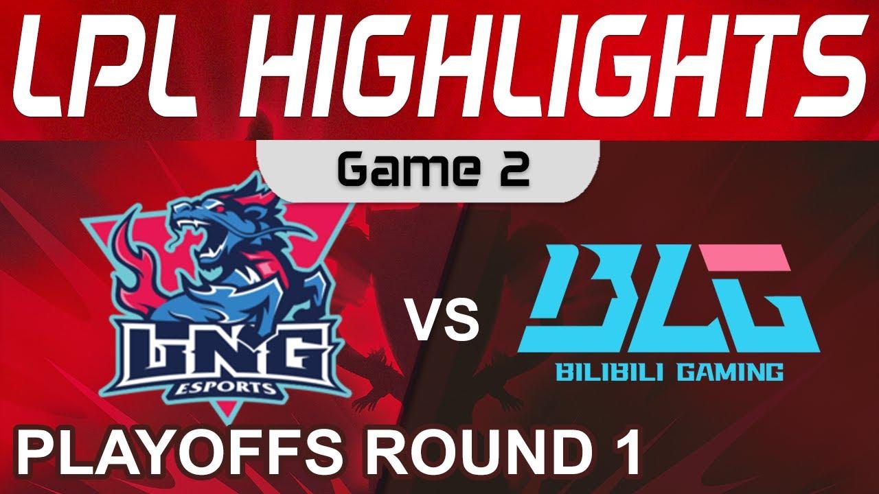 LNG vs BLG Highlights Game 2 LPL Summer Playoffs R1 2022 LNG Esports vs Bilibili Gaming by Onivia thumbnail