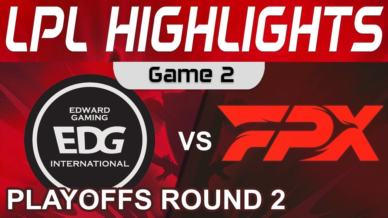 EDG vs FPX Highlights Game 2 LPL Summer Playoffs R2 2022 EDward Gaming vs FunPlus Phoenix by Onivia thumbnail