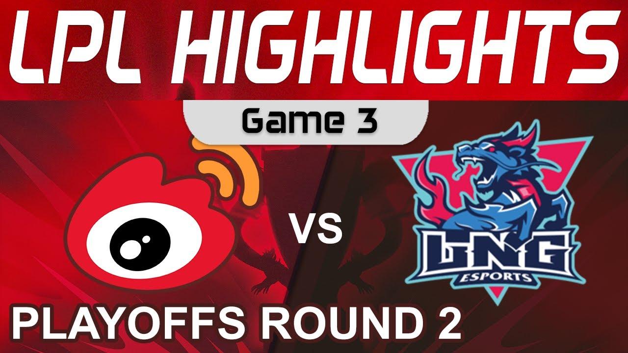 WBG vs LNG Highlights Game 3 LPL Summer Playoffs R2 2022 Weibo Gaming vs LNG Esports by Onivia thumbnail