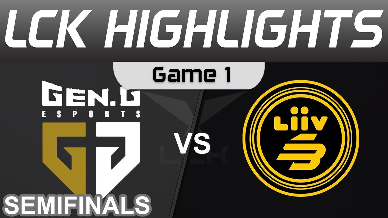 GEN vs LSB Highlights Game 1 Semifinals LCK Summer Playoffs 2022 Gen G vs Liiv SANDBOX by Onivia thumbnail