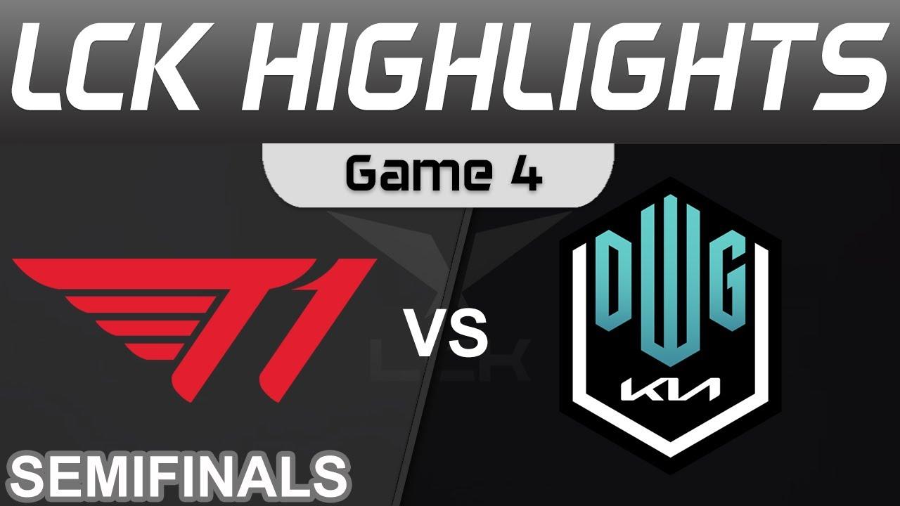 T1 vs DK Highlights Game 4 Semifinals LCK Summer Playoffs 2022 T1 vs DWG KIA by Onivia thumbnail