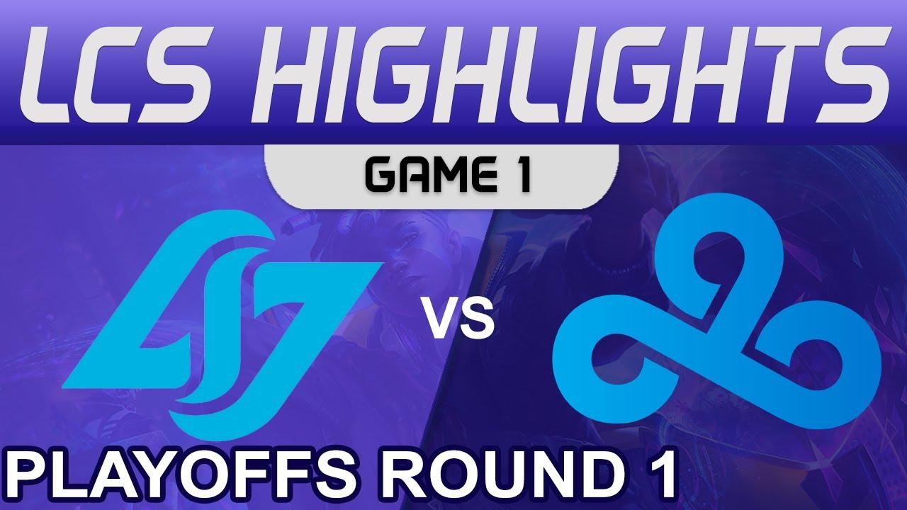 CLG vs C9 Highlights Game 1 Playoffs Round 1 LCS Summer 2022 Conter Logic Gaming vs Cloud9 by Onivia thumbnail