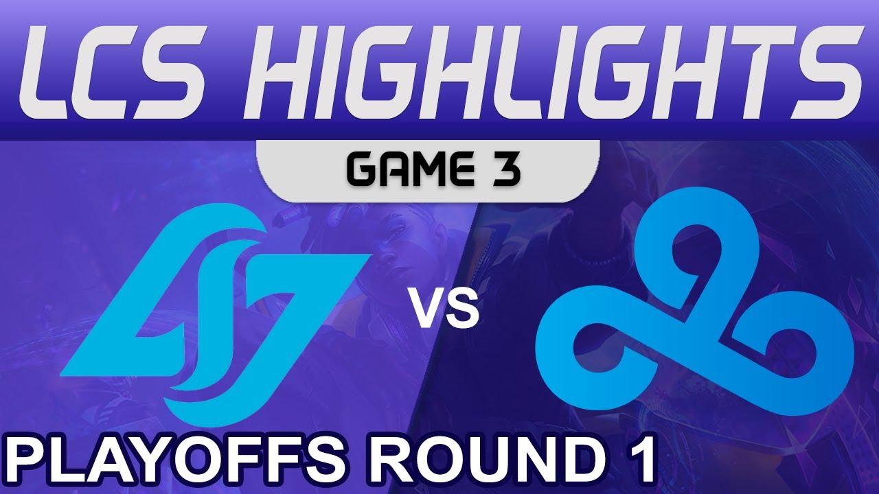 CLG vs C9 Highlights Game 3 Playoffs Round 1 LCS Summer 2022 Conter Logic Gaming vs Cloud9 by Onivia thumbnail