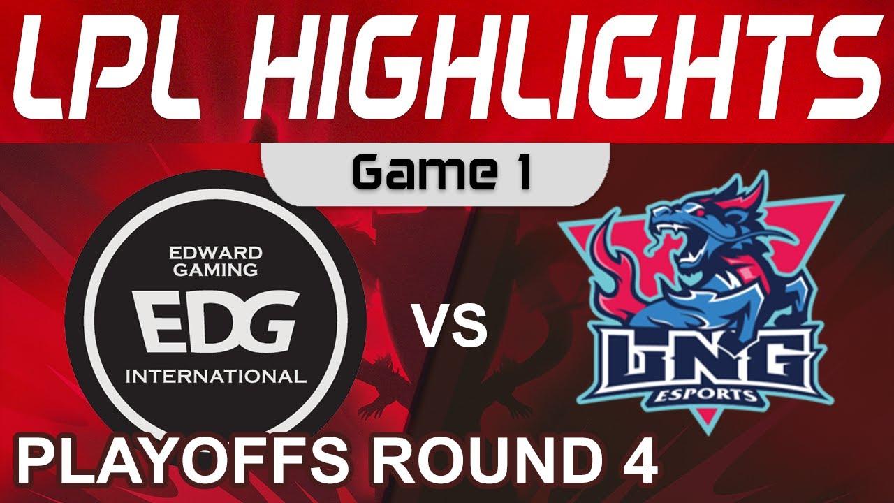 EDG vs LNG Highlights Game 1 LPL Summer Playoffs R4 2022 EDward Gaming vs LNG Esports by Onivia thumbnail