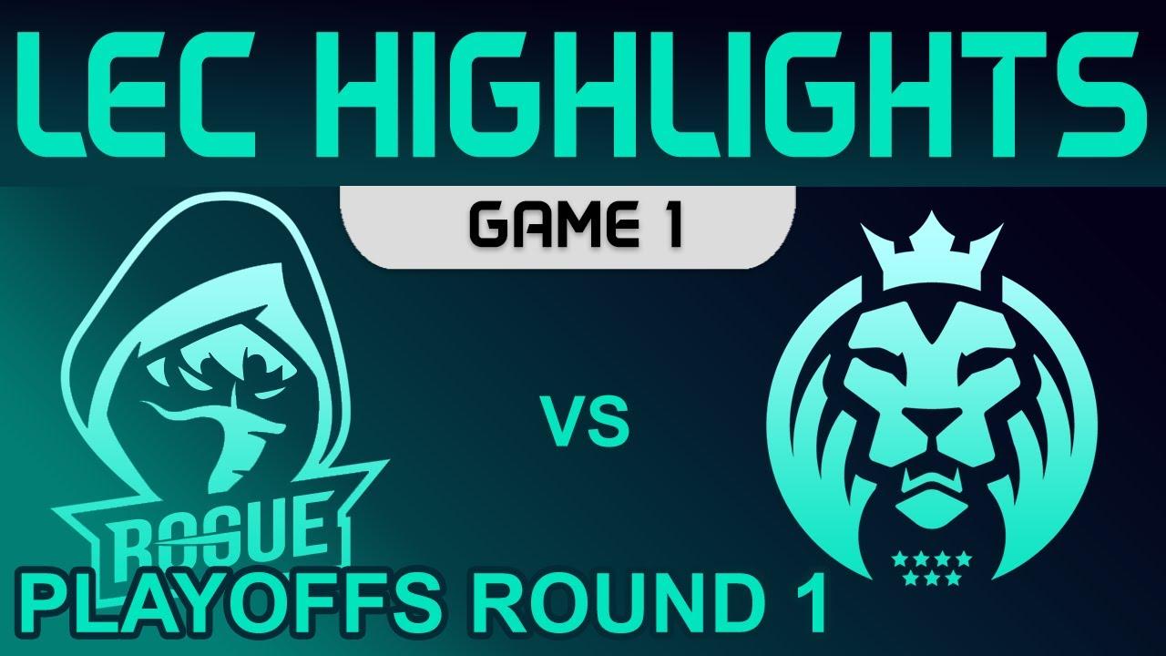 RGE vs MAD Highlights Game 1 Playoffs Round 1 LEC Summer 2022 Rogue vs MAD Lions by Onivia thumbnail