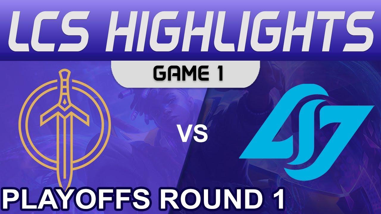 GG vs CLG Highlights Game 1 Playoffs Round 1 LCS Summer 2022 Golden Guardians vs Conter Logic Gaming thumbnail