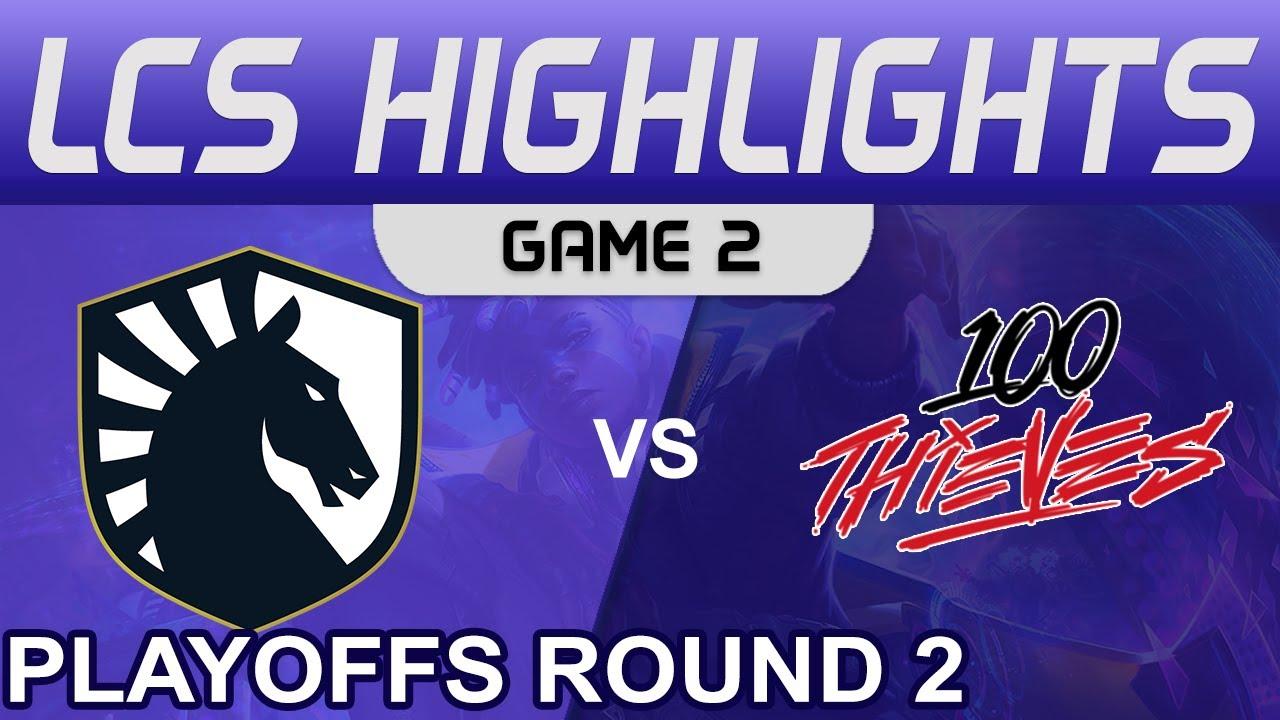 TL vs 100 Highlights Game 2 Playoffs Round 2 LCS Summer 2022 Team Liquid vs 100 Thieves by Onivia thumbnail