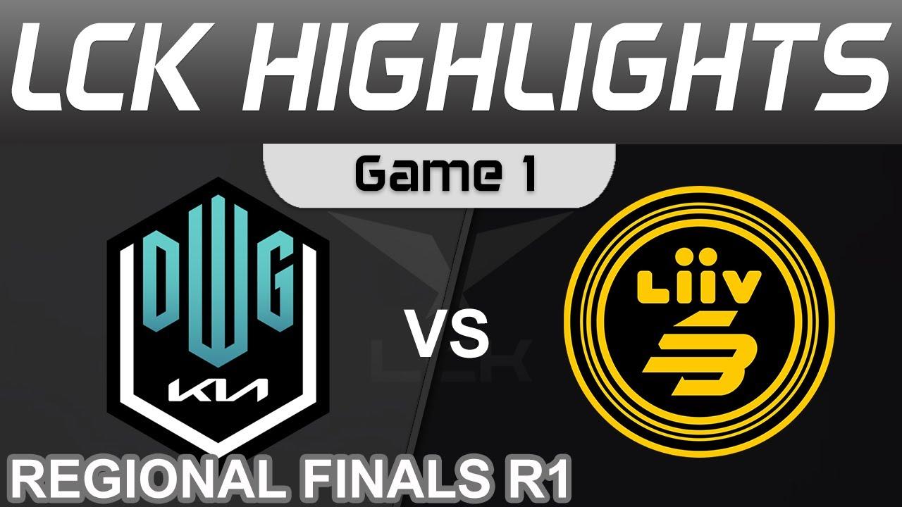 DK vs LSB Highlights Game 1 LCK Regional Finals R1 2022 DWG KIA vs Liiv SANDBOX by Onivia thumbnail