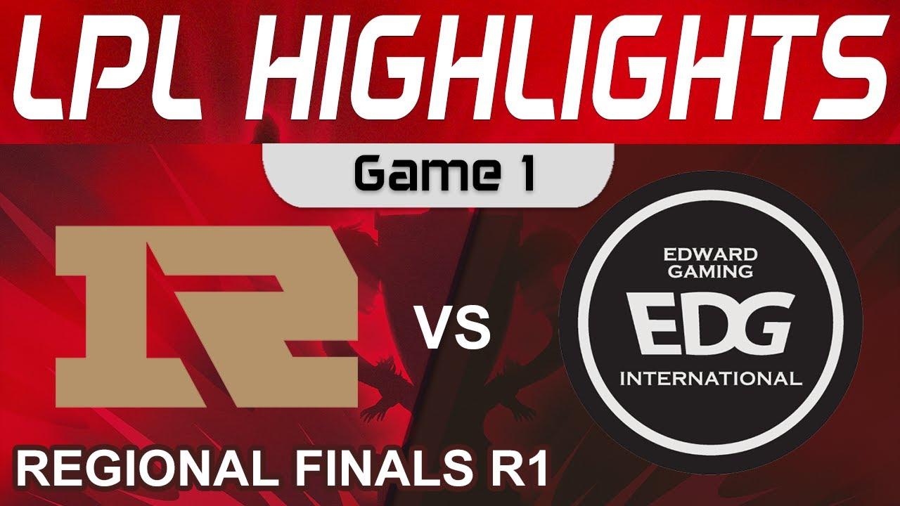 RNG vs EDG Highlights Game 1 LPL Regional Finals R1 2022 Royal Never Give Up vs EDward Gaming by Oni thumbnail