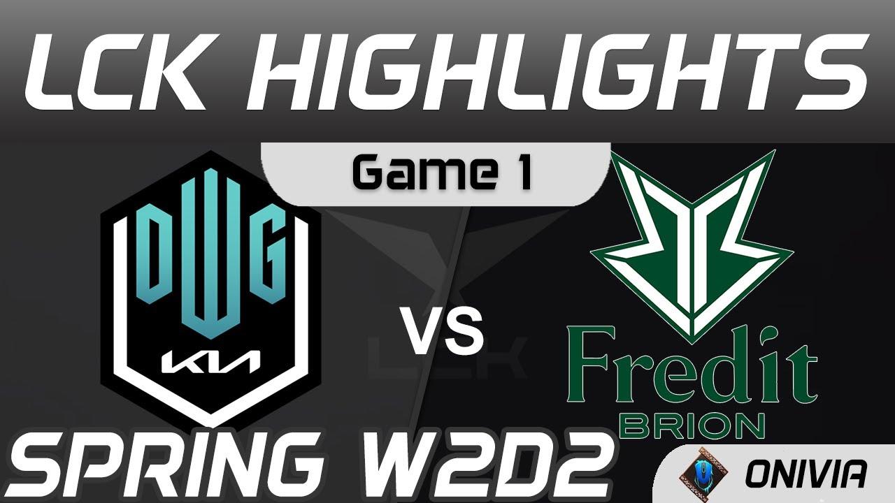 DK vs BRO Highlights Game 1 LCK Spring Season 2021 W2D2 DWG KIA vs Fredit BRION by Onivia thumbnail