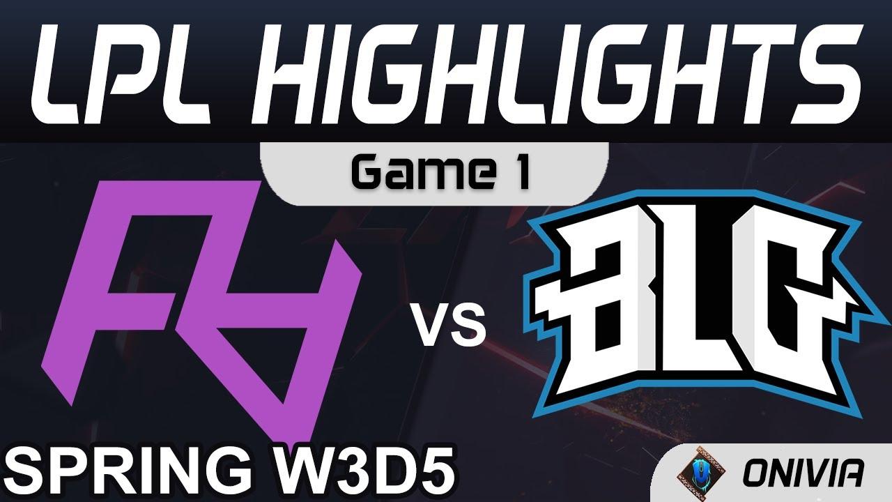 RA vs BLG Highlights Game 1 LPL Spring Season 2021 W3D5 Rare Atom vs Bilibili Gaming by Onivia thumbnail