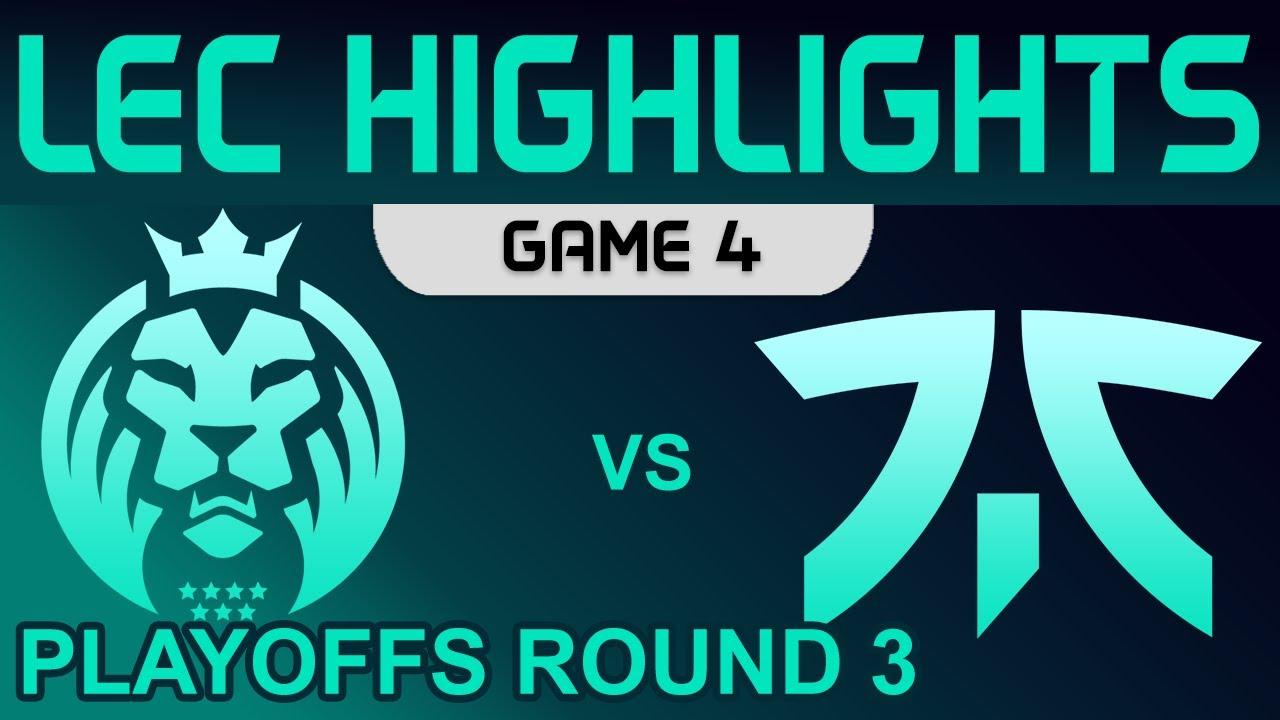 MAD vs FNC Highlights Game 4 Playoffs Round 3 LEC Summer 2022 MAD Lions vs Fnatic by Onivia thumbnail