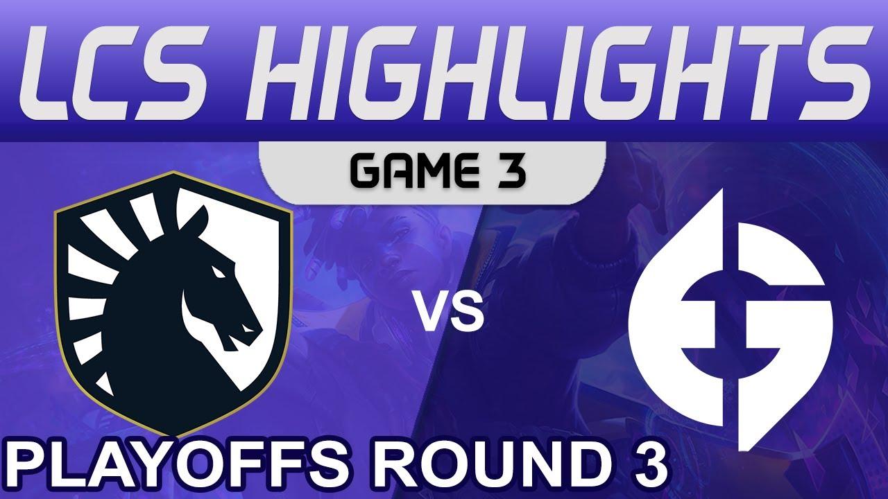 TL vs EG Highlights Game 3 Playoffs Round 3 LCS Summer 2022 Team Liquid vs Evil Geniuses by Onivia thumbnail