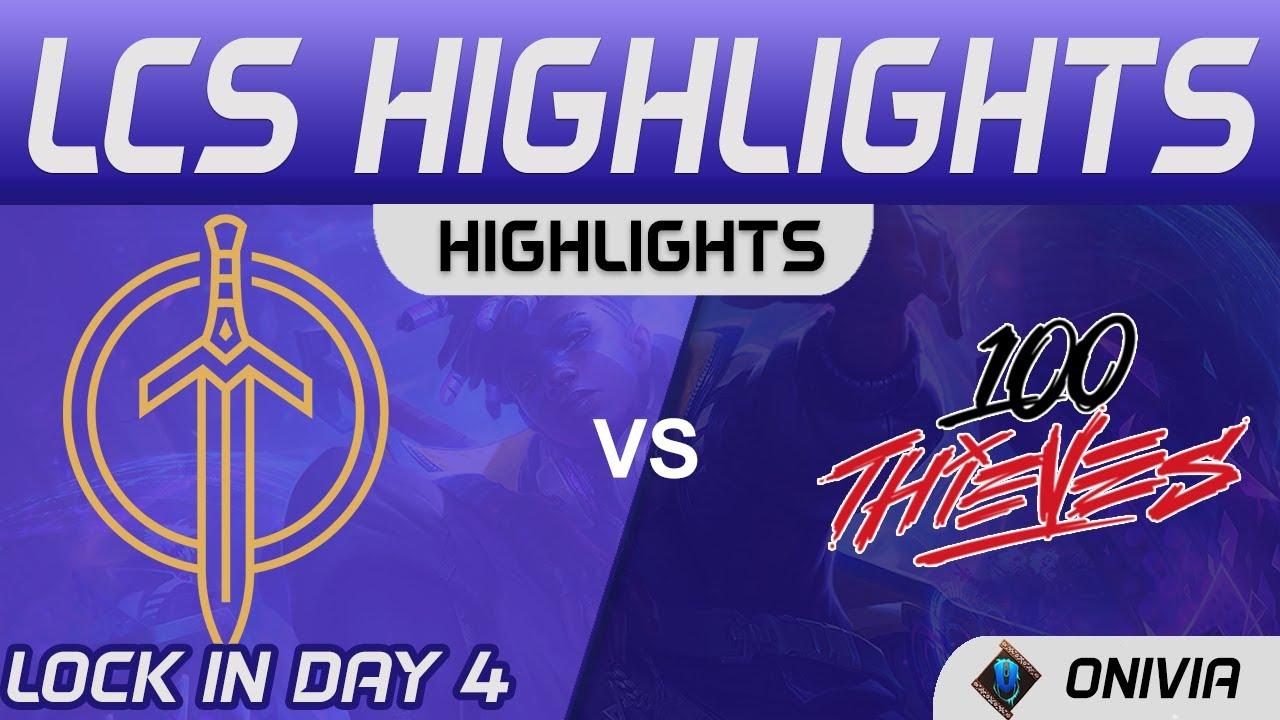 GG vs 100 Highlights LCS Lock In Day 4 2021 Golden Guardians vs 100 Thieves by Onivia thumbnail