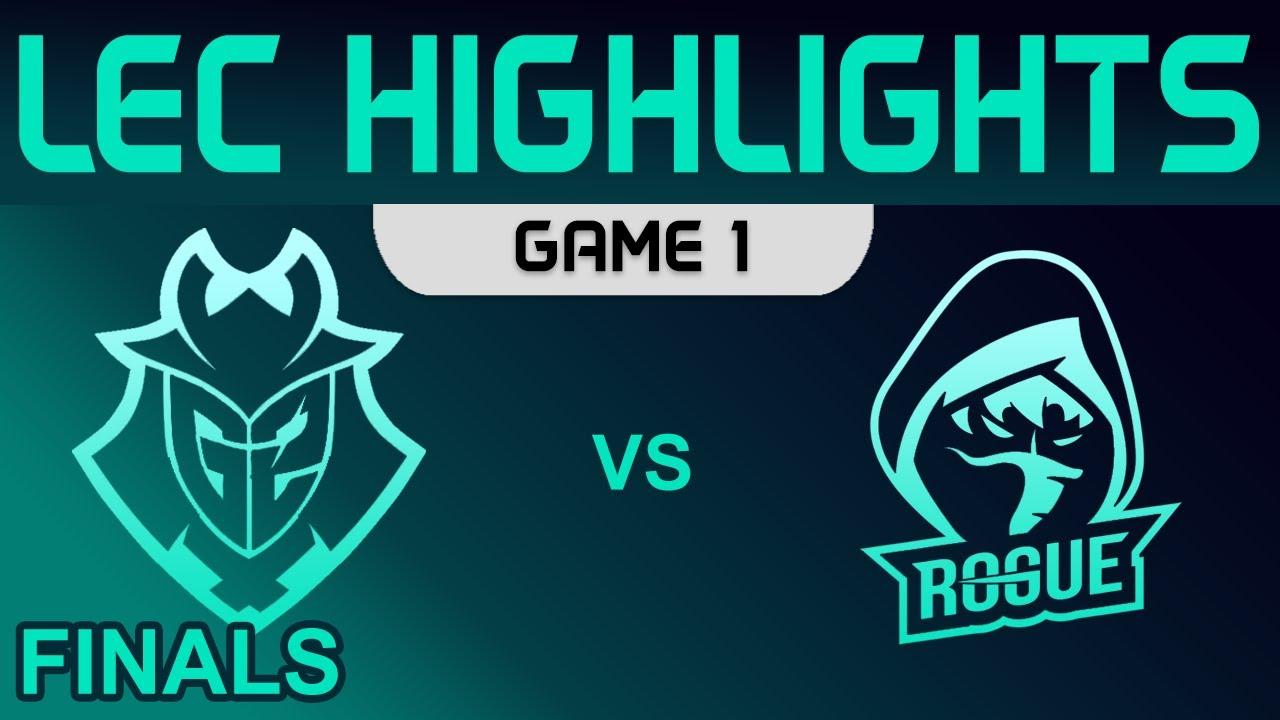 G2 vs RGE Highlights Game 1 Playoffs Finals LEC Summer 2022 G2 Esports vs Rogue by Onivia thumbnail