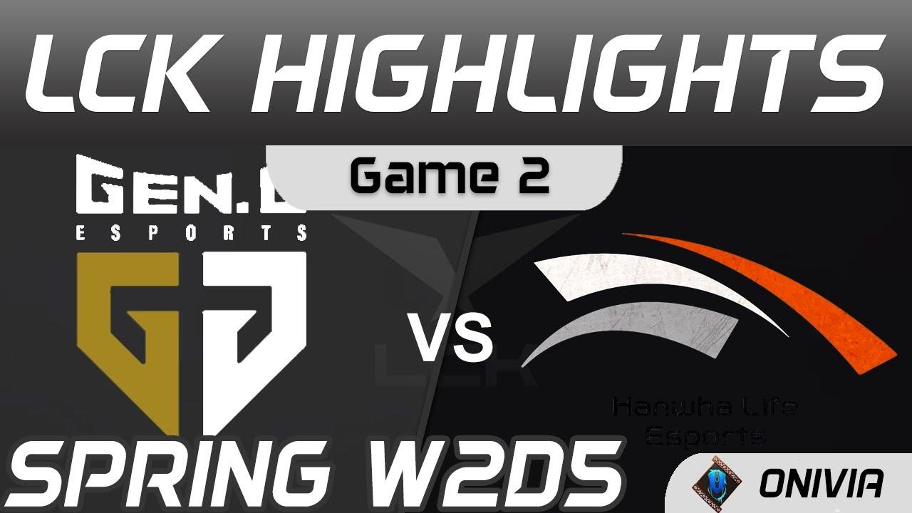 GEN vs HLE Highlights Game 2 LCK Spring Season 2021 W2D5 Gen G vs Hanwha Life Esports by Onivia thumbnail