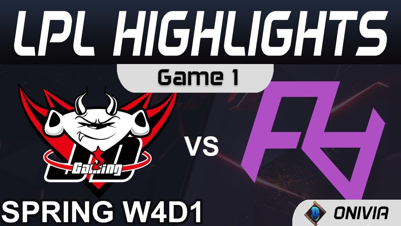 JDG vs RA Highlights Game 1 LPL Spring Season 2021 W4D1 JD Gaming vs Rare Atom by Onivia thumbnail