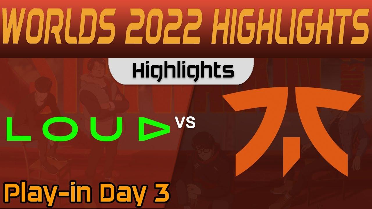 LLL vs FNC Highlights Worlds 2022 Play In LOUD vs Fnatic by Onivia thumbnail