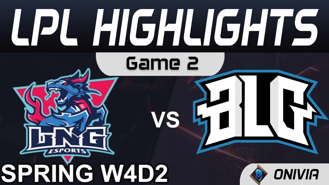 LNG vs BLG Highlights Game 2 LPL Spring Season 2021 W4D2 LNG Esports vs Bilibili Gaming by Onivia thumbnail