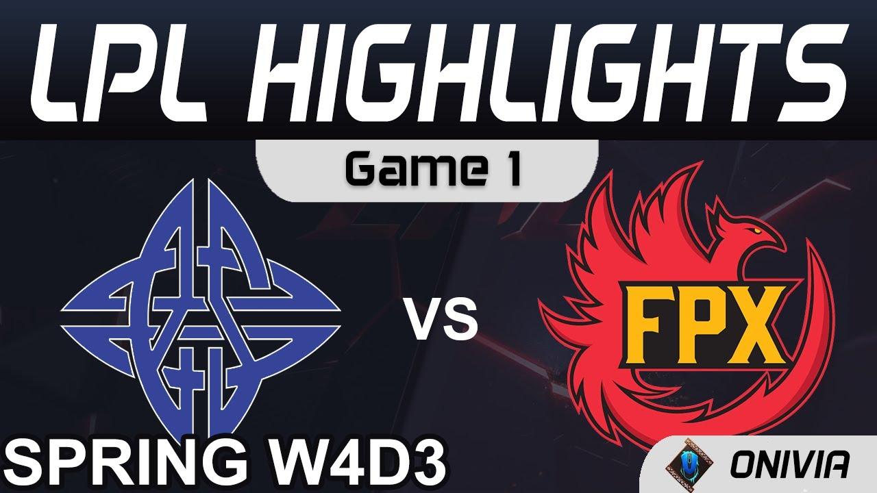 ES vs FPX Highlights Game 1 LPL Spring Season 2021 W4D3 eStar Gaming vs FunPlus Phoenix by Onivia thumbnail