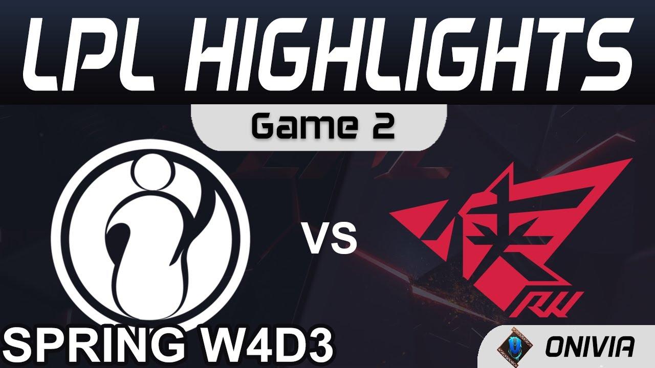 IG vs RW Highlights Game 2 LPL Spring Season 2021 W4D3 Invictus Gaming vs Rogue Warriors by Onivia thumbnail