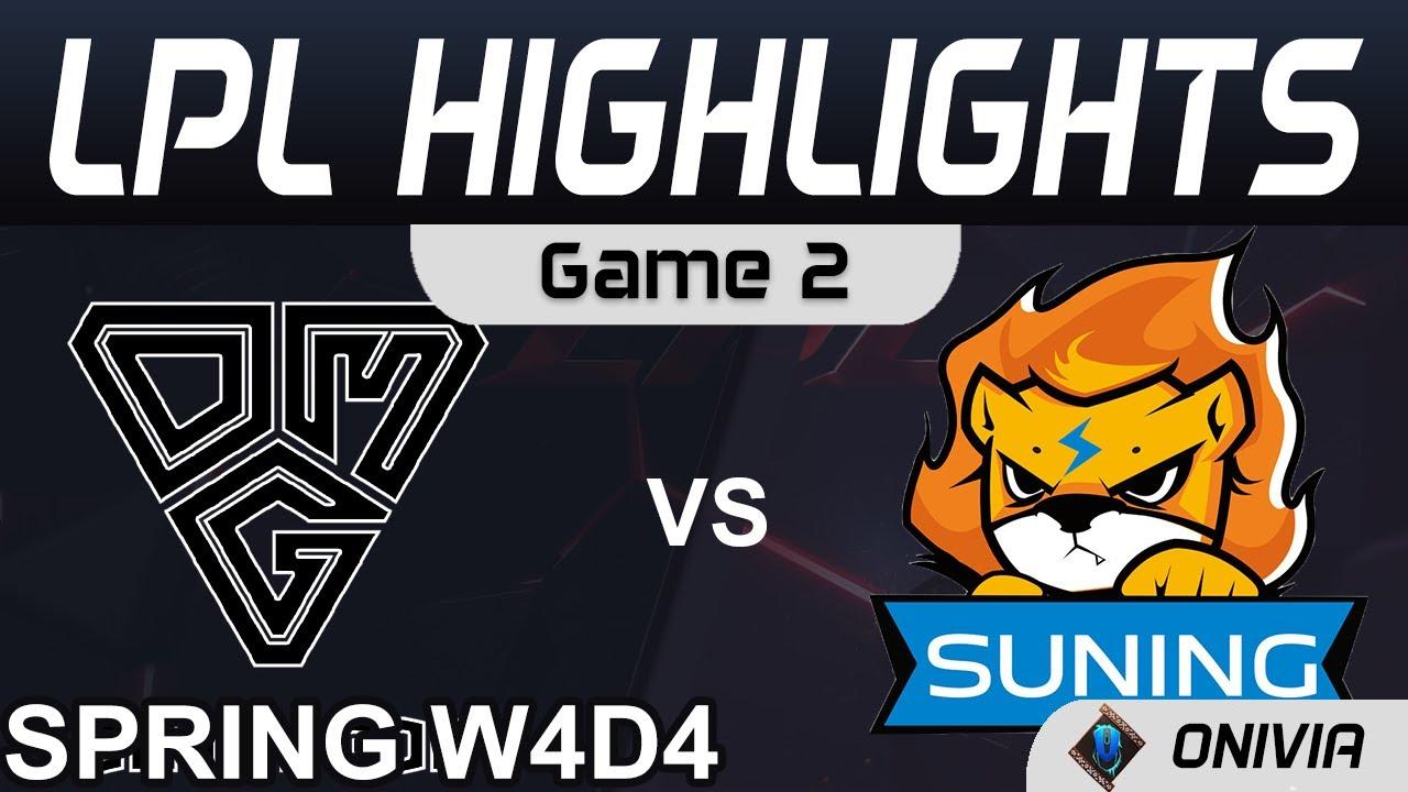 OMG vs SN Highlights Game 2 LPL Spring Season 2021 W4D4 Oh My God vs Suning by Onivia thumbnail