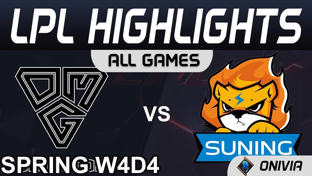 OMG vs SN Highlights ALL GAMES LPL Spring Season 2021 W4D4 Oh My God vs Suning by Onivia thumbnail