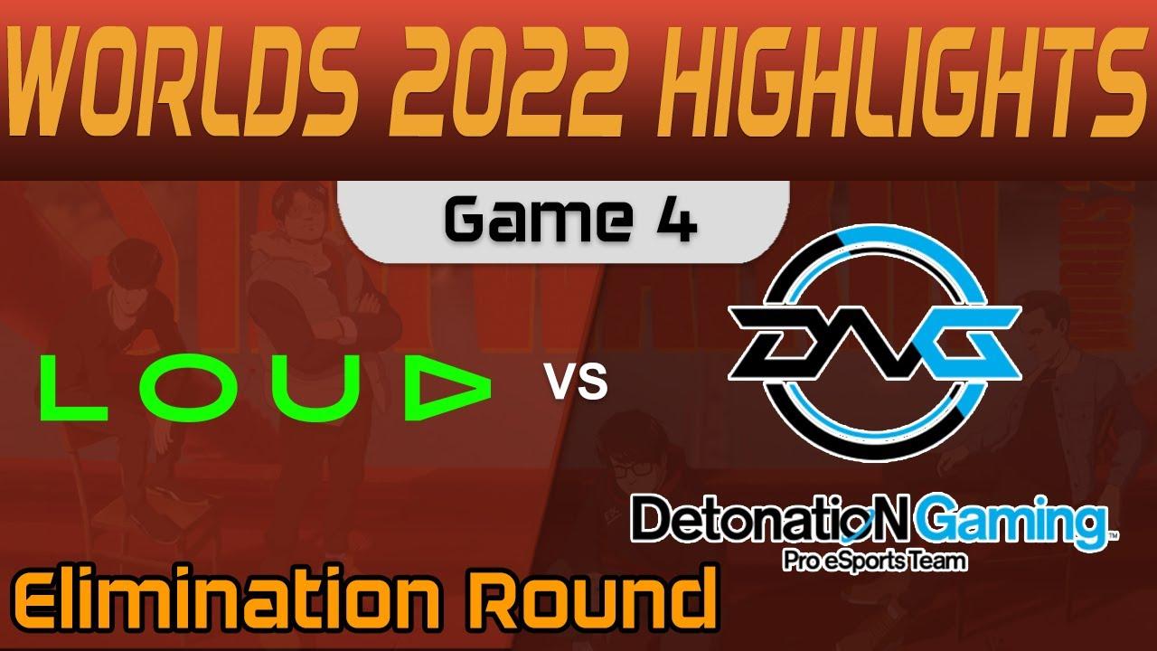 LLL vs DFM Highlights Game 4 Elimination Round Worlds 2022 LOUD vs DetonatioN FM by Onivia thumbnail