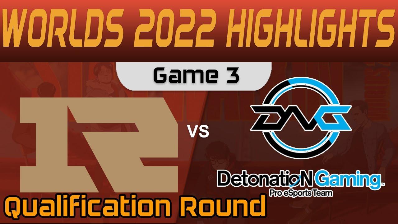 RNG vs DFM Highlights Game 3 Qualification Round Worlds 2022 Royal Never Give Up vs DetonatioN FM thumbnail