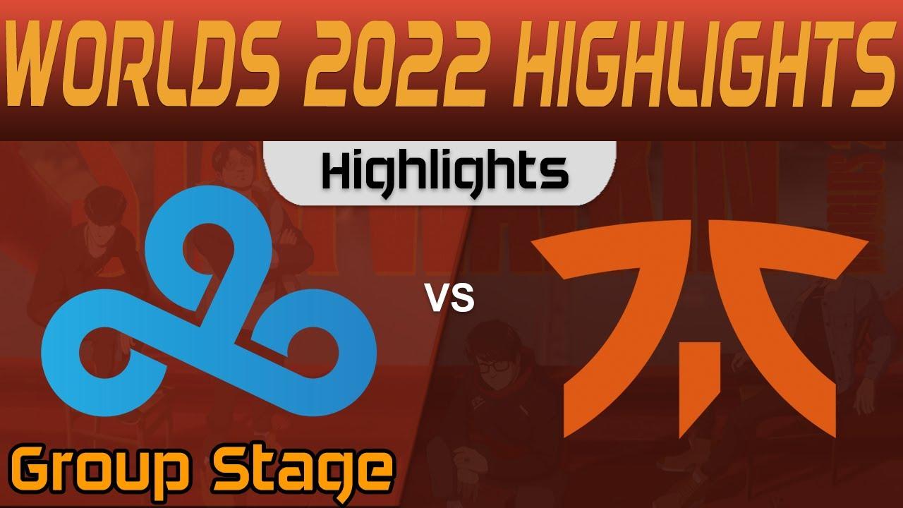 C9 vs FNC Highlights Group Stage Worlds 2022 Cloud9 vs Fnatic by Onivia thumbnail