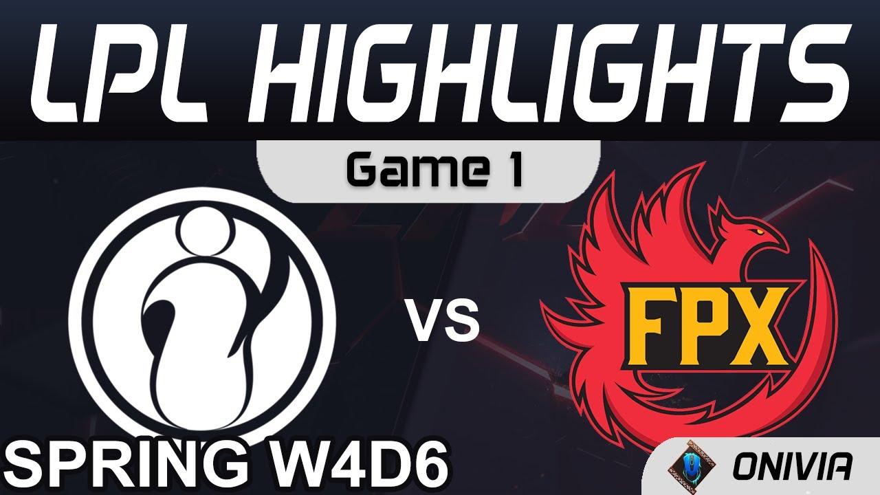 IG vs FPX Highlights Game 1 LPL Spring Season 2021 W4D6 Invictus Gaming vs FunPlus Phoenix by Onivia thumbnail