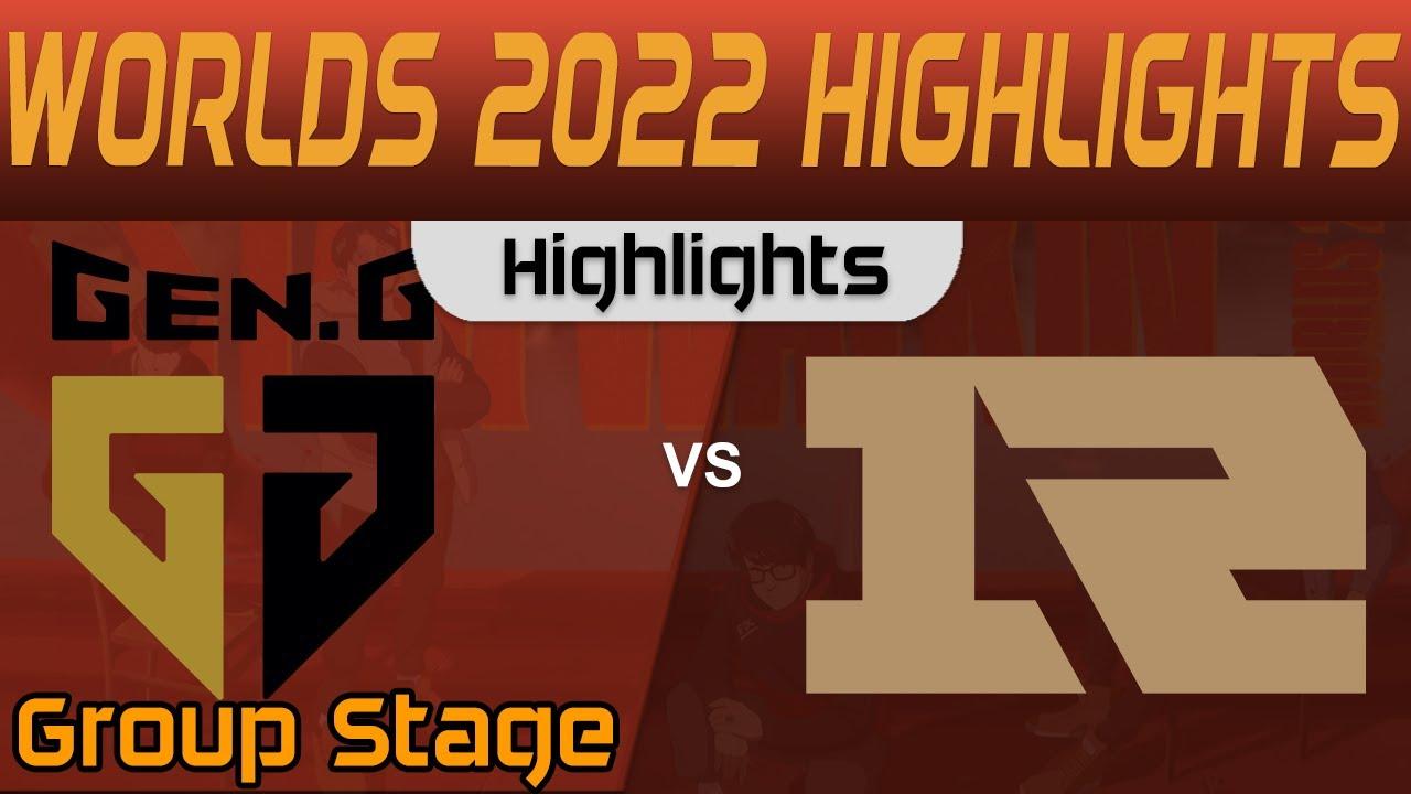 GEN vs RNG Highlights Group Stage Worlds 2022 Gen G vs Royal Never Give Up by Onivia thumbnail