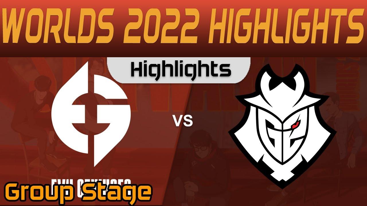 EG vs G2 Highlights Group Stage Worlds 2022 Evil Geniuses vs G2 Esports by Onivia thumbnail