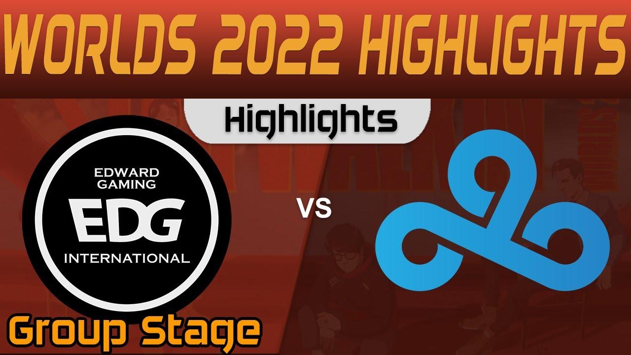 EDG vs C9 Highlights Group Stage Worlds 2022 EDward Gaming vs Cloud9 by Onivia thumbnail