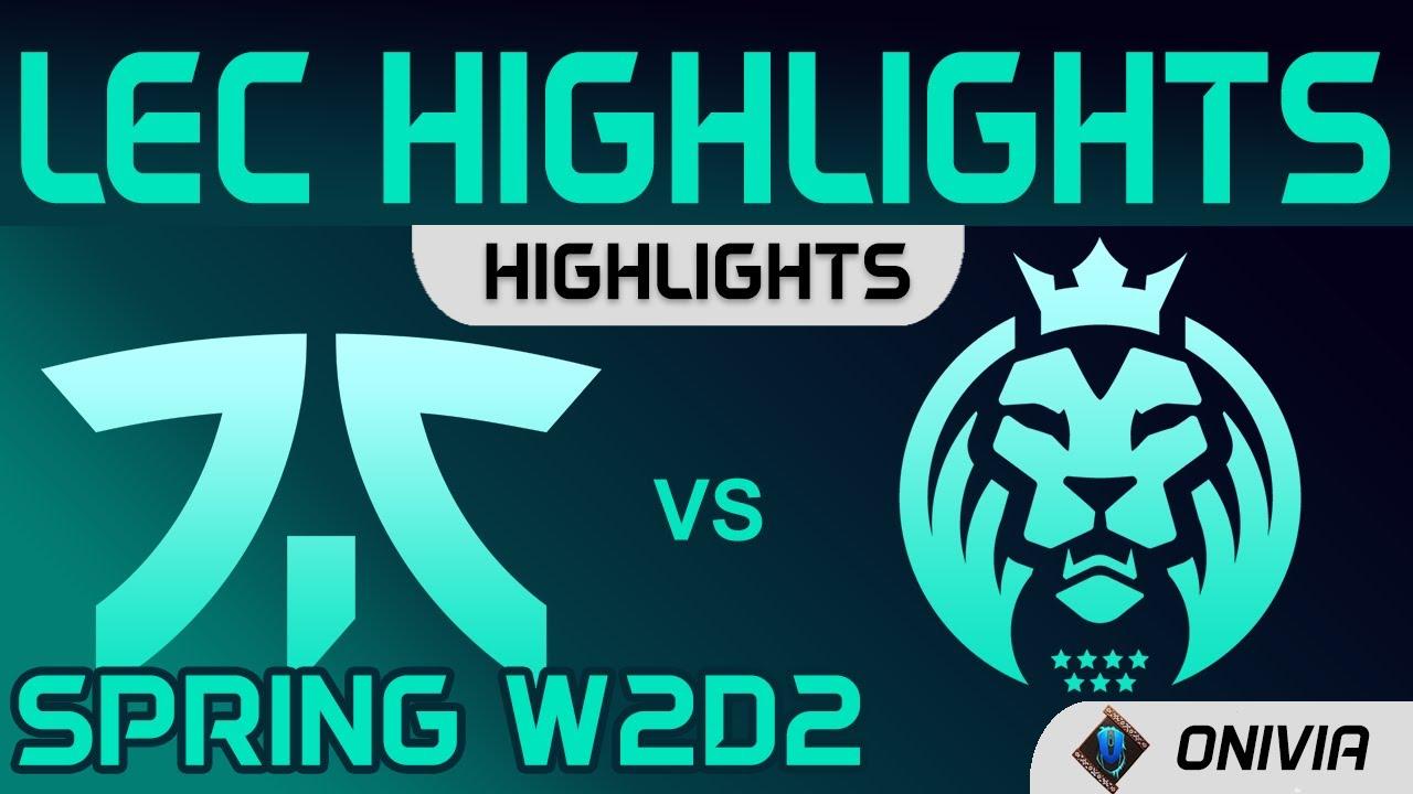 FNC vs MAD Highlights LEC Spring Season 2021 W2D2 Fnatic vs MAD Lions by Onivia thumbnail