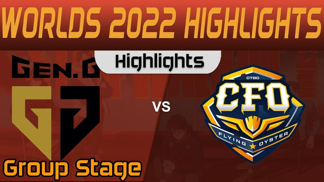 GEN vs CFO Highlights Group Stage Worlds 2022 Gen G vs CTBC Flying Oyster by Onivia thumbnail