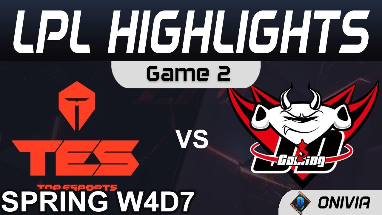 TES vs JDG Highlights Game 2 LPL Spring Season 2021 W4D7 Top Esports vs JD Gaming by Onivia thumbnail